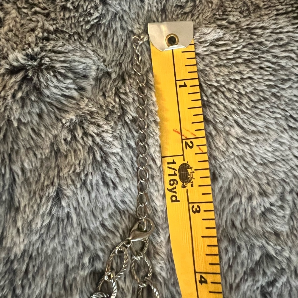 Beautiful Silver Statement Necklace - image 7